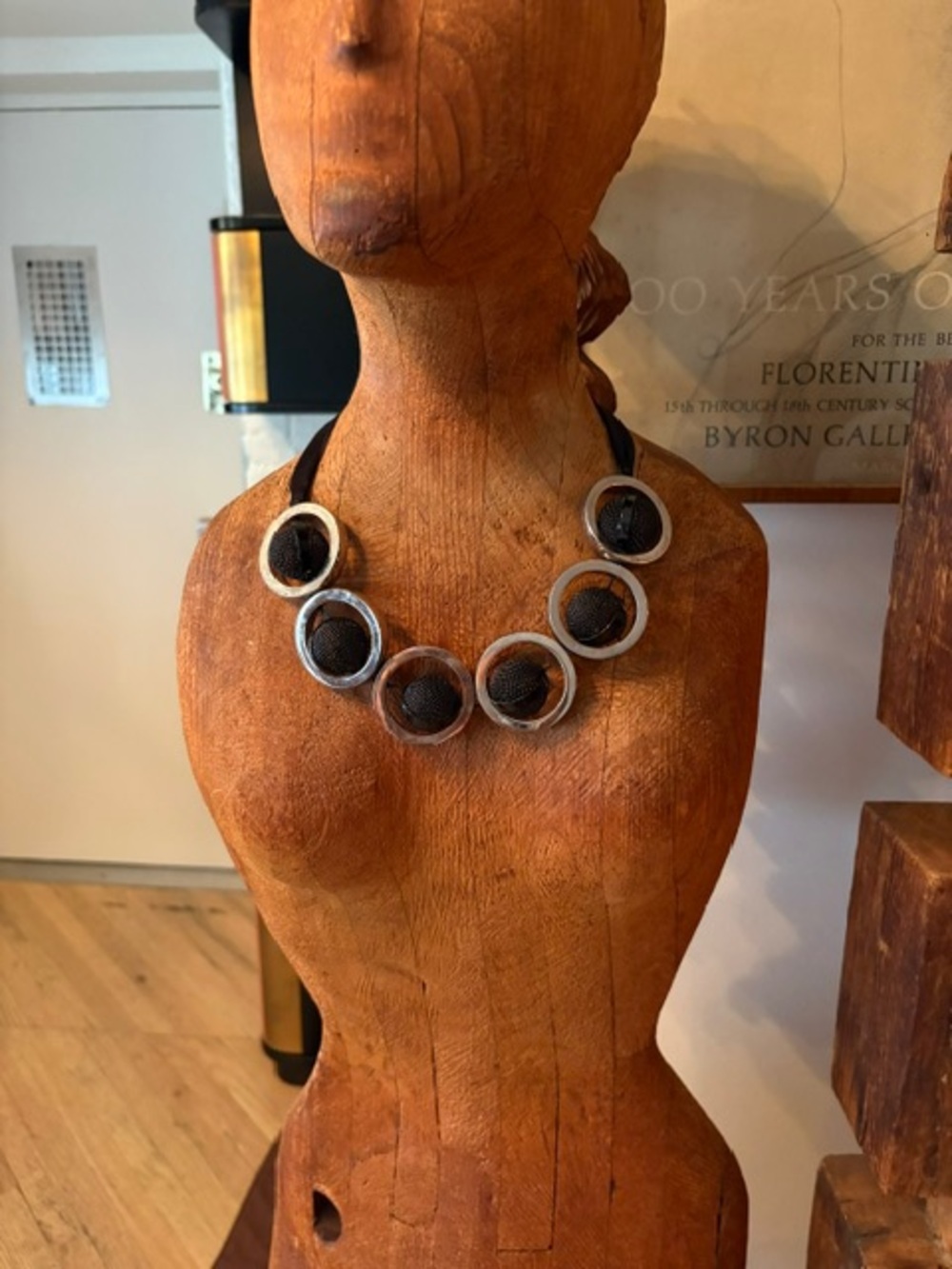 MARNI Black & Silver Statement Necklace
